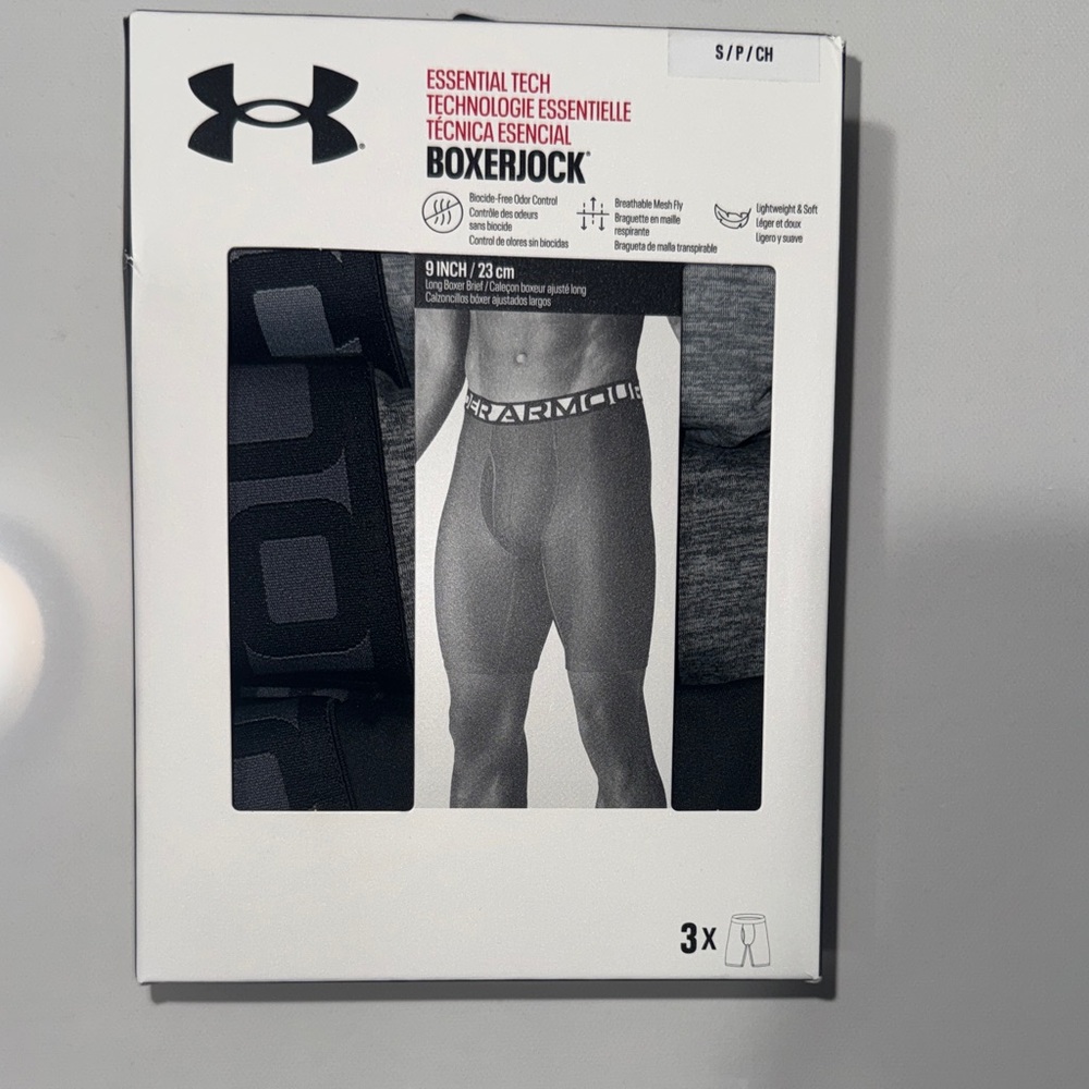 Under Armour Men's Boxerjock 3-Pack - Black